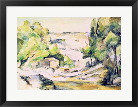 Framed Countryside in Provence Print