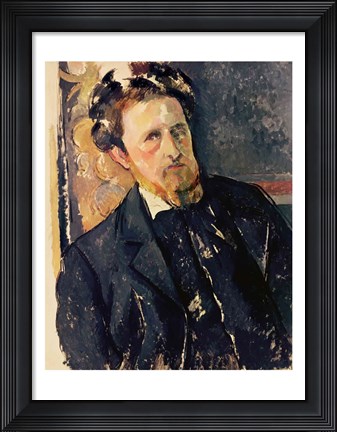 Framed Portrait of Joachim Gasquet Print
