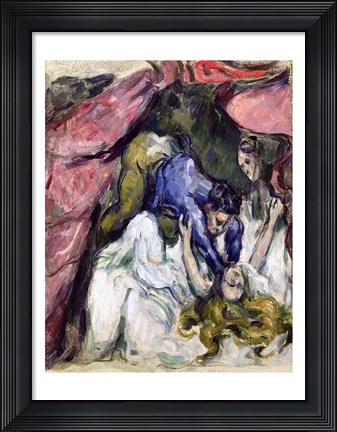 Framed Strangled Woman Print