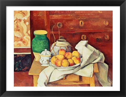 Framed Still Life with a Chest of Drawers, 1883-87 Print