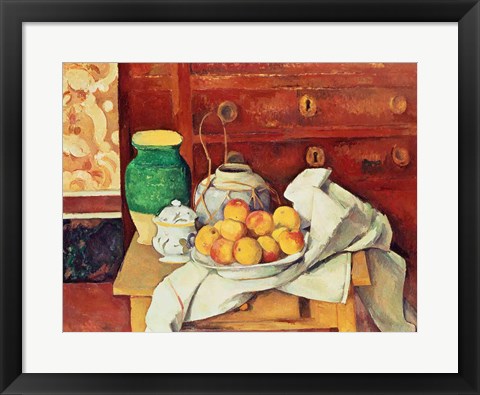 Framed Still Life with a Chest of Drawers, 1883-87 Print