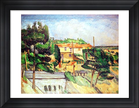 Framed Viaduct at Estaque Print