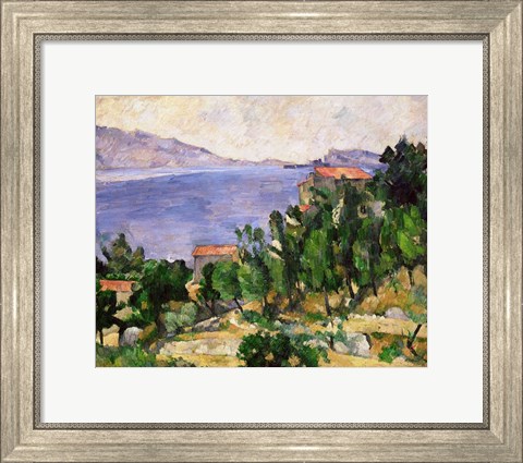 Framed View of Mount Marseilleveyre and the Isle of Maire Print