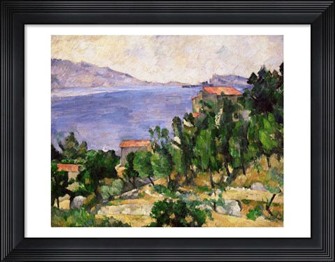 Framed View of Mount Marseilleveyre and the Isle of Maire Print