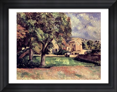 Framed Trees in a Park, Jas de Bouffan, 1885-87 Print