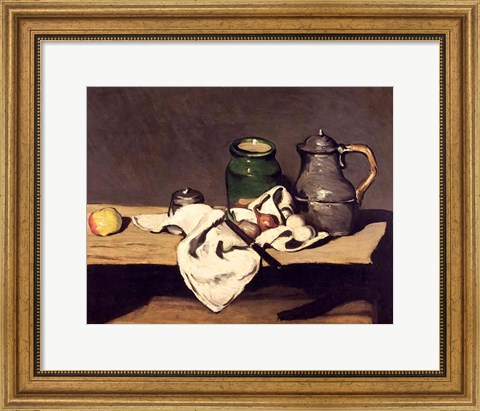 Framed Still Life with a Kettle, c.1869 Print
