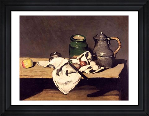 Framed Still Life with a Kettle, c.1869 Print