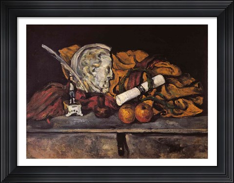 Framed Still Life of the Artist&#39;s Accessories, 1872 Print