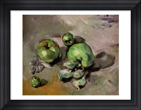 Framed Green Apples Print