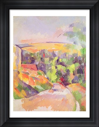 Framed Bend in the road, 1900-06 Print