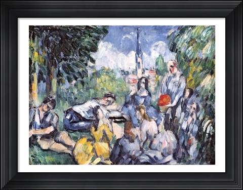 Framed Dejeuner sur l&#39;herbe, 1876-77 Print