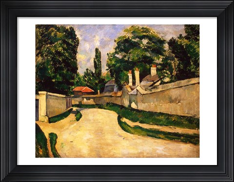 Framed Houses Along a Road, c.1881 Print