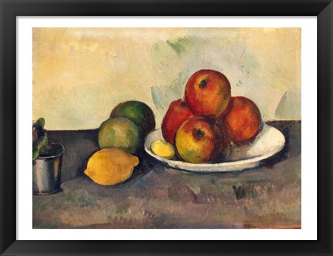 Framed Still life with Apples, c.1890 Print