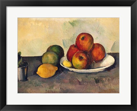 Framed Still life with Apples, c.1890 Print