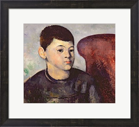 Framed Portrait of the artist&#39;s son, 1881-82 Print