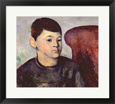 Framed Portrait of the artist&#39;s son, 1881-82 Print