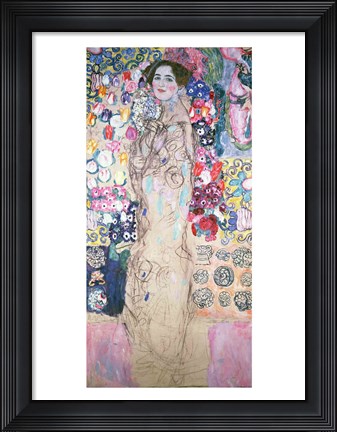Framed Portrait of Maria Munk Print