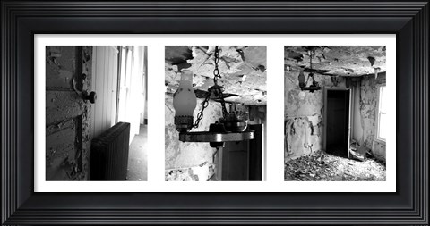 Framed Urban Renewal Triptich (Black &amp; White) Print