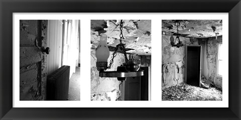 Framed Urban Renewal Triptich (Black &amp; White) Print