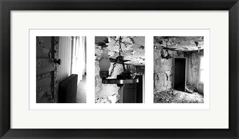 Framed Urban Renewal Triptich (Black &amp; White) Print