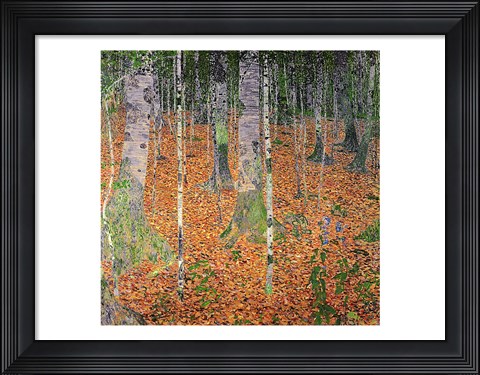 Framed Birch Wood, 1903 Print