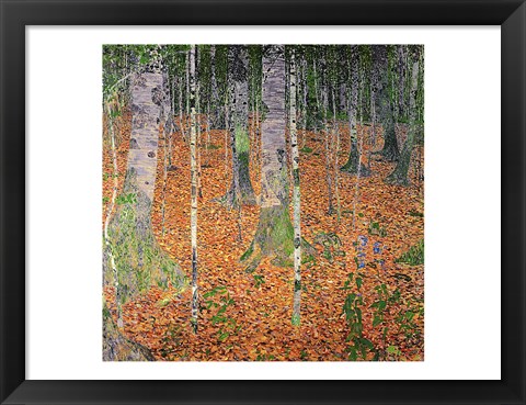 Framed Birch Wood, 1903 Print