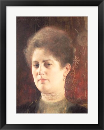 Framed Portrait of a lady Print
