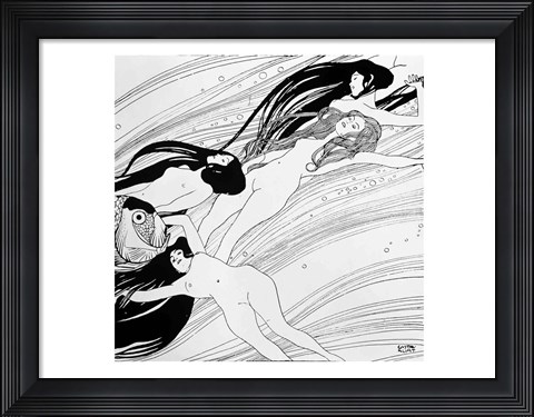 Framed Blood of Fish Print