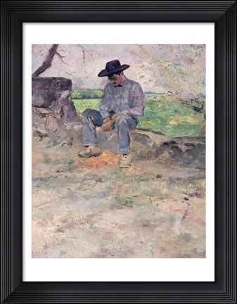 Framed Young Routy at Celeyran, 1882 Print