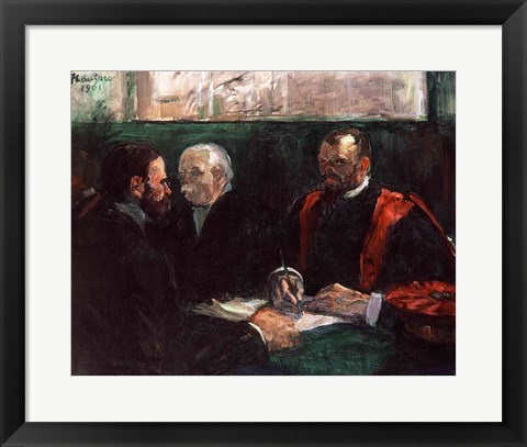 Framed Examination at the Faculty of Medicine, 1901 Print