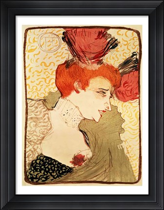 Framed Mlle. Marcelle Lender, 1895 Print