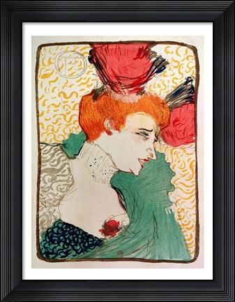 Framed Mademoiselle Marcelle Lender, 1895 Print
