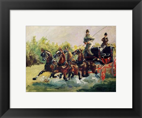 Framed Alphonse de Toulouse-Lautrec-Monfa Print