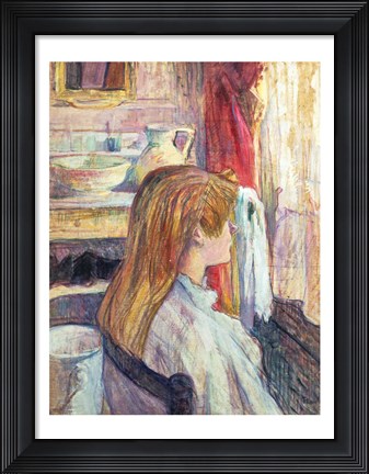 Framed Woman at the Window, 1893 Print