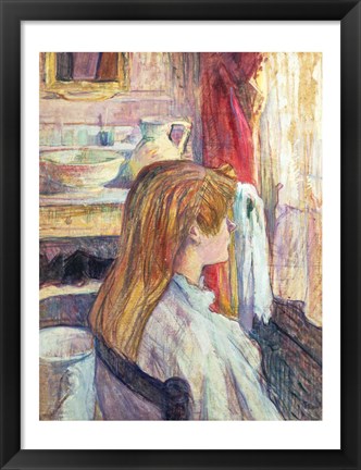 Framed Woman at the Window, 1893 Print