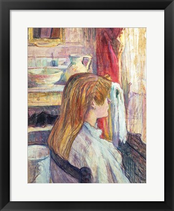 Framed Woman at the Window, 1893 Print