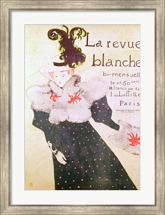 Framed Poster advertising &#39;La Revue Blanche&#39;, 1895 Print