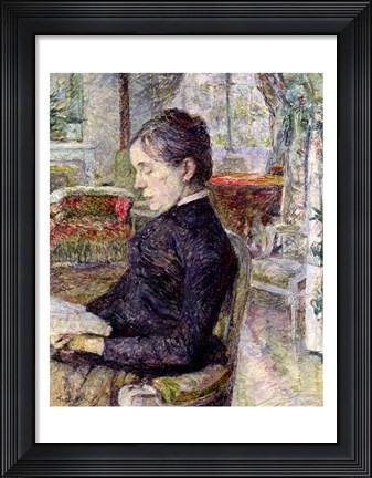 Framed Adele Tapie de Celeyran Print