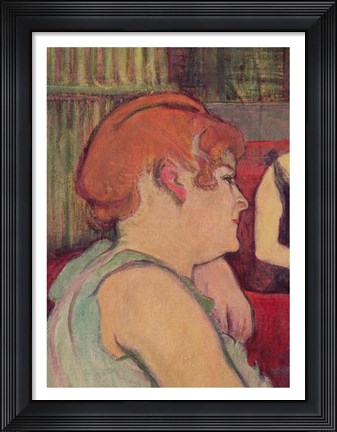 Framed In the Salon at the Rue des Moulins Print