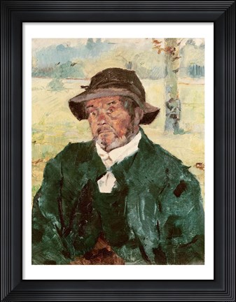 Framed Old Man, Celeyran, 1882 Print