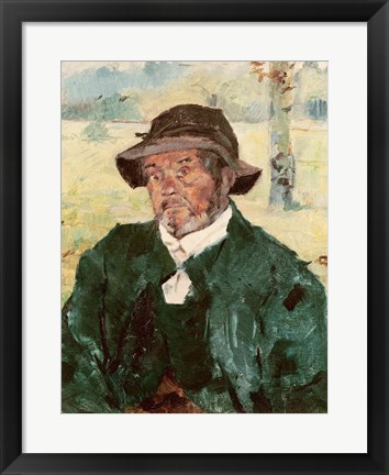 Framed Old Man, Celeyran, 1882 Print