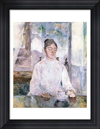 Framed Countess of Toulouse-Lautrec-Monfa, 1881 Print