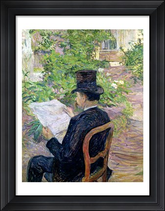 Framed Monsieur Desire Dihau Print