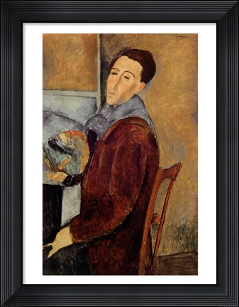 Framed Self Portrait, 1919 Print