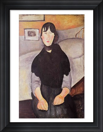 Framed Young Woman of the People Print