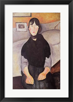 Framed Young Woman of the People Print