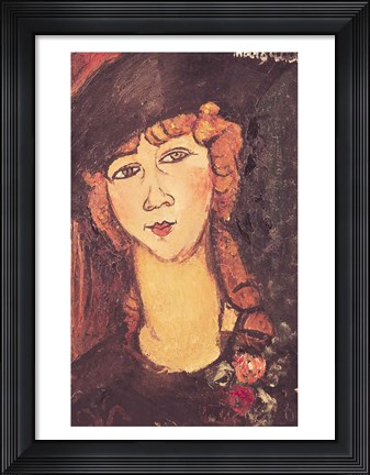 Framed Lolotte, 1917 Print