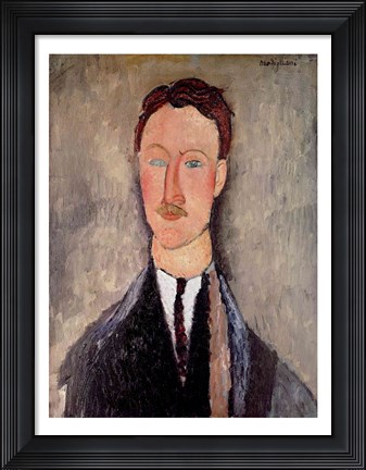 Framed Portrait of Leopold Survage Print