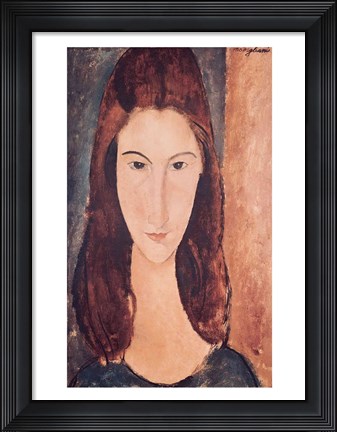 Framed Portrait of a Young Girl Print