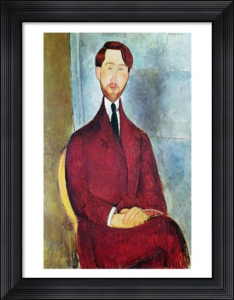 Framed Leopold Zborowski, 1917 Print